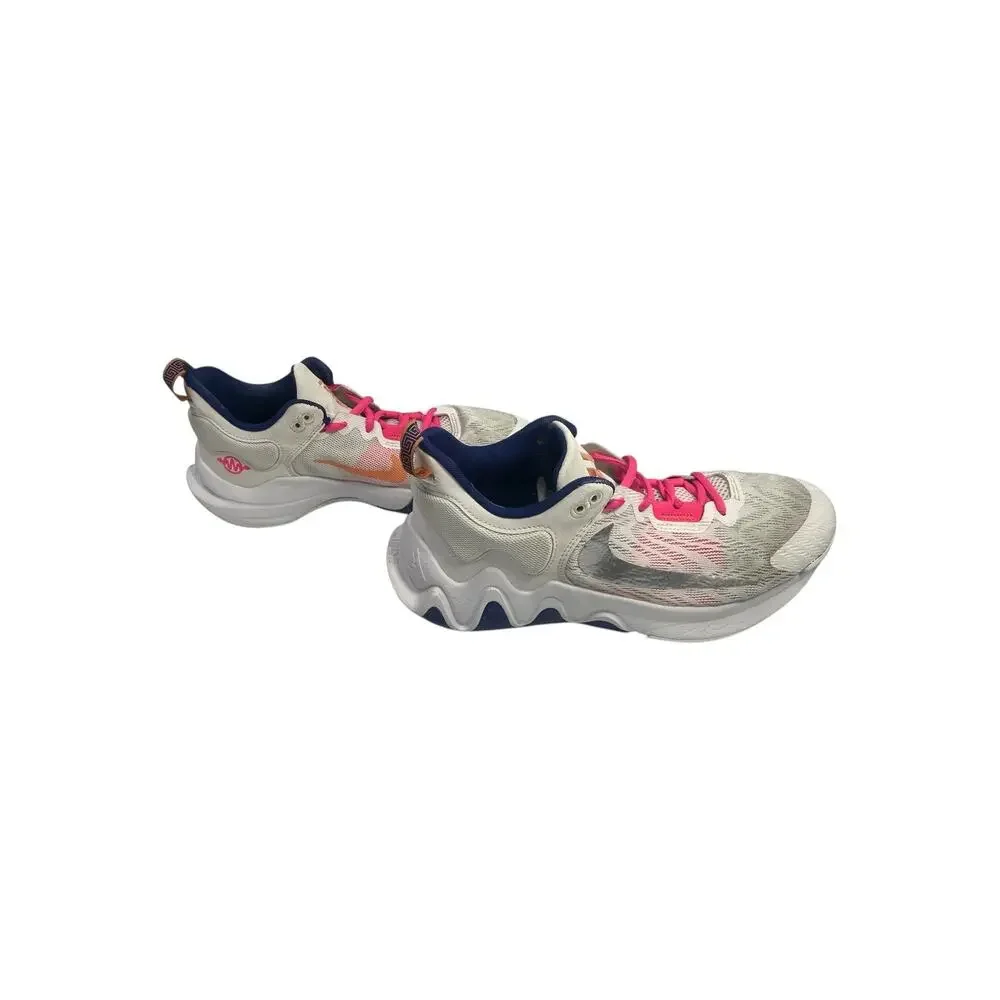 NWOT Nike Giannis Immortality Sneakers White Pink Blue Sz‎ 8.5